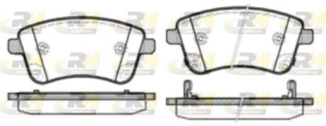 Передні тормозні (гальмівні) колодки roadhouse 2143502