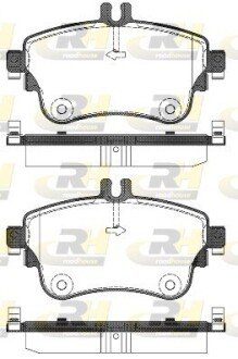 Передні тормозні (гальмівні) колодки roadhouse 2148708 на Мерседес W176