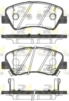 Передні тормозні (гальмівні) колодки Roadhouse 2148802