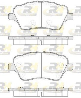 Передні тормозні (гальмівні) колодки roadhouse 2151400