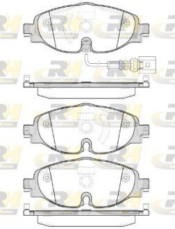 Передние тормозные колодки roadhouse 2151501 на Ауди Audi Q2