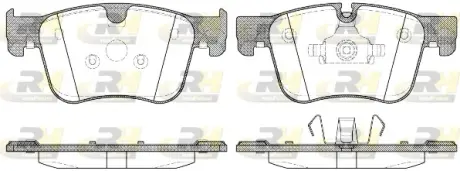Передні тормозні (гальмівні) колодки Roadhouse 2156000