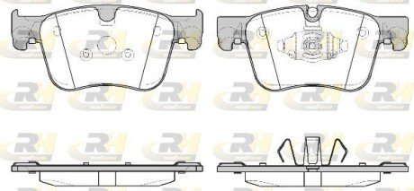 Передні тормозні (гальмівні) колодки roadhouse 2156010