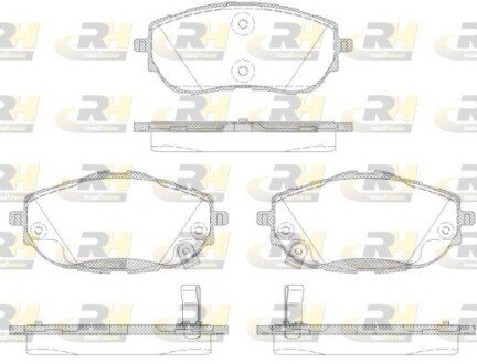 Передні тормозні (гальмівні) колодки roadhouse 2156102