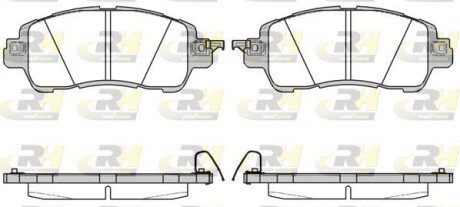 Передние тормозные колодки roadhouse 2165604
