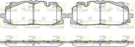 Передние тормозные колодки roadhouse 2166700 на Ауди A5 F5