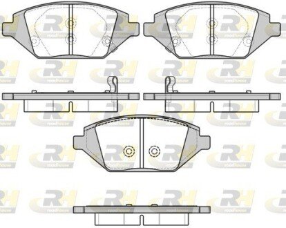 Передние тормозные колодки roadhouse 2168602