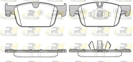 Передние тормозные колодки roadhouse 21692.10 на Вольво Xc60