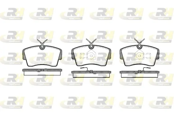 Передні тормозні (гальмівні) колодки Roadhouse 217300 (фото 1)