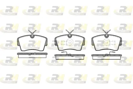 Передні тормозні (гальмівні) колодки Roadhouse 217300