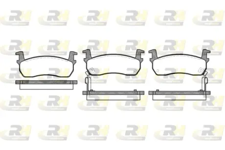 Передние тормозные колодки roadhouse 217402 Ниссан Micra к10
