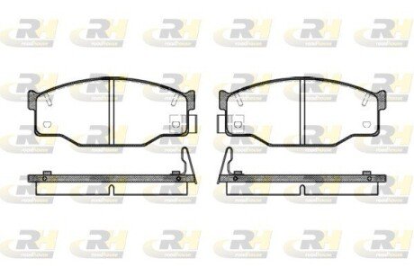 Передние тормозные колодки roadhouse 219514