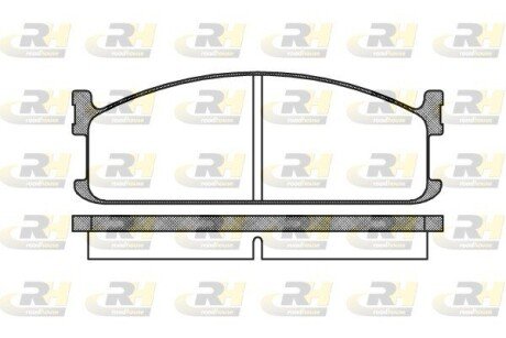 Передние тормозные колодки roadhouse 220400