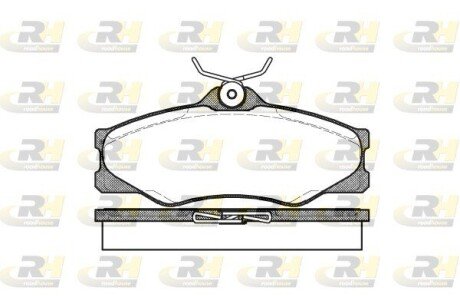 Передні тормозні (гальмівні) колодки roadhouse 222300