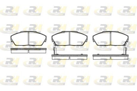 Передні тормозні (гальмівні) колодки roadhouse 223702 на Хонда Прелюд