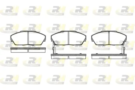 Передні тормозні (гальмівні) колодки Roadhouse 223702