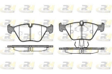 Передние тормозные колодки roadhouse 227015