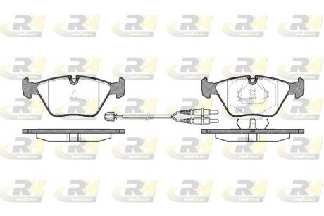 Передние тормозные колодки roadhouse 227022