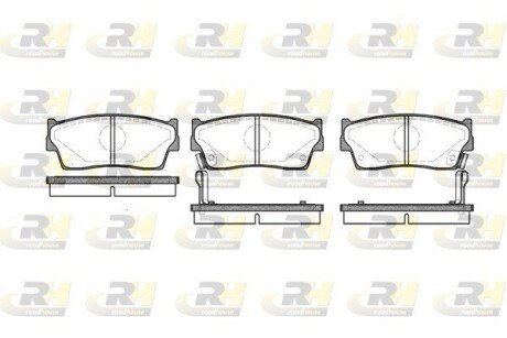 Передние тормозные колодки roadhouse 228902