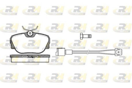 Передние тормозные колодки roadhouse 229602