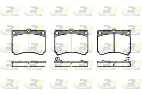 Передні тормозні (гальмівні) колодки roadhouse 233302 на Мазда 323 bg