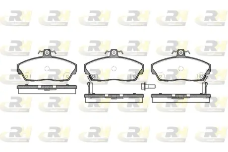 Передні тормозні (гальмівні) колодки Roadhouse 233702