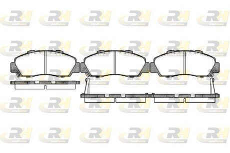 Передние тормозные колодки roadhouse 235102 на Хонда Аккорд 5