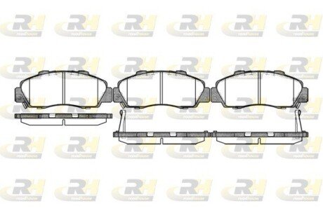 Передние тормозные колодки roadhouse 235132