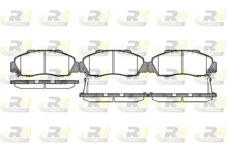 Передні тормозні (гальмівні) колодки Roadhouse 235132