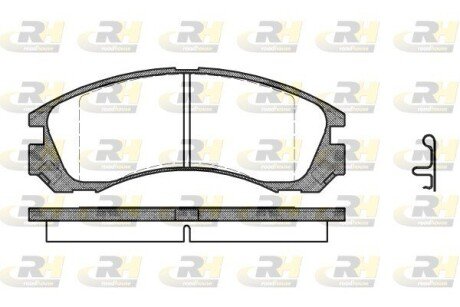 Передние тормозные колодки roadhouse 235422 на Митсубиси Pajero sport