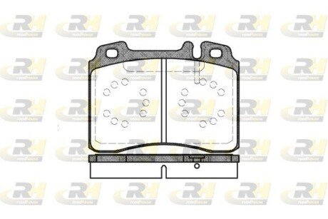 Передні тормозні (гальмівні) колодки roadhouse 237900 на Мерседес Clk w208
