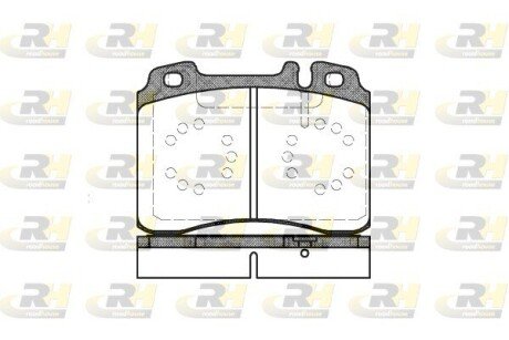Передні тормозні (гальмівні) колодки roadhouse 237920 на Мерседес W202