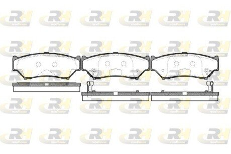 Передні тормозні (гальмівні) колодки roadhouse 238912
