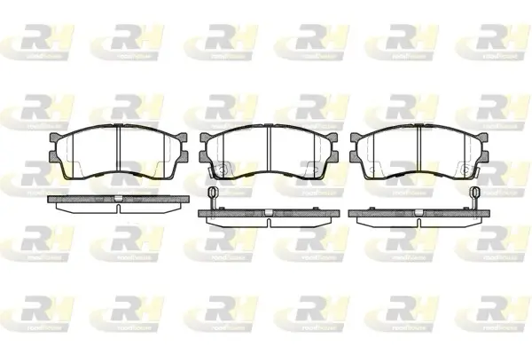 Передні тормозні (гальмівні) колодки Roadhouse 241532 (фото 1)
