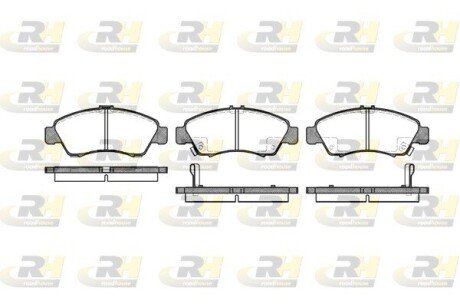 Передние тормозные колодки roadhouse 241902 на Хонда Джаз