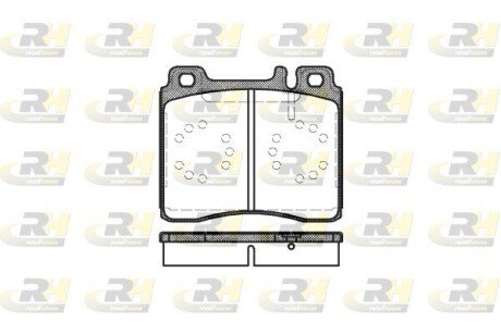 Передні тормозні (гальмівні) колодки roadhouse 242000