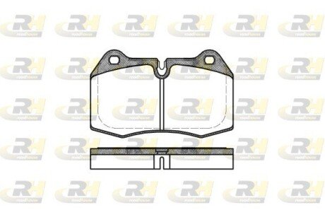 Передние тормозные колодки roadhouse 244100 на Ниссан Skyline r33