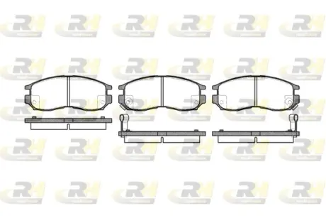 Передні тормозні (гальмівні) колодки Roadhouse 246002