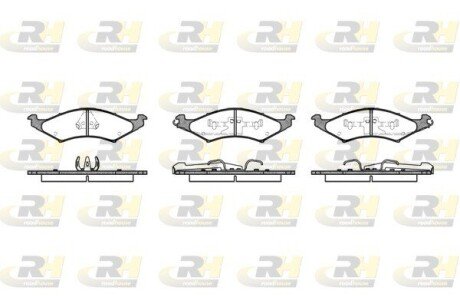 Передні тормозні (гальмівні) колодки roadhouse 252700 на Форд Таурус