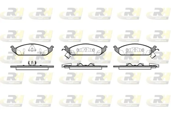 Передні тормозні (гальмівні) колодки Roadhouse 257002 (фото 1)