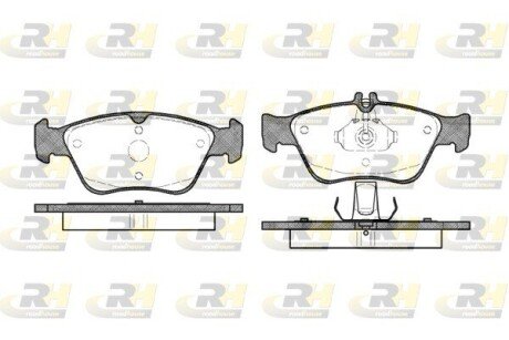 Передние тормозные колодки roadhouse 258600 на Мерседес SLK-Class