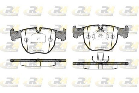 Передні тормозні (гальмівні) колодки roadhouse 259600 на Бмв Е36