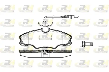 Передні тормозні (гальмівні) колодки Roadhouse 260304