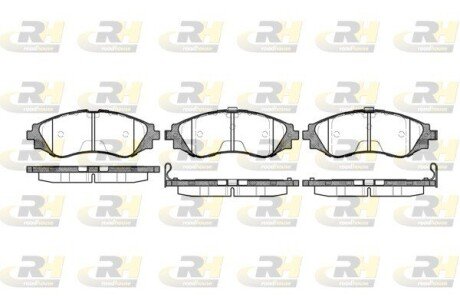 Передние тормозные колодки roadhouse 264512 на Chevrolet Nubira