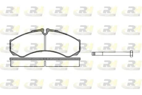 Передні тормозні (гальмівні) колодки Roadhouse 265100