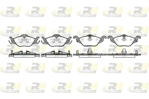 Передні тормозні (гальмівні) колодки Roadhouse 268402 (фото 1)