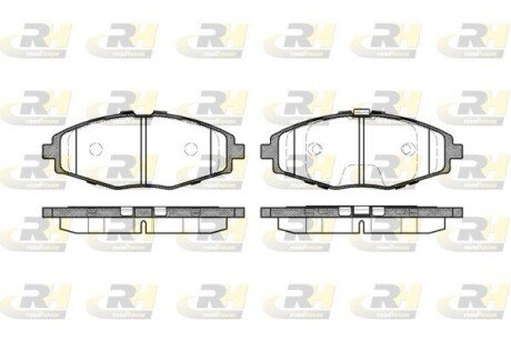 Передні тормозні (гальмівні) колодки roadhouse 269600