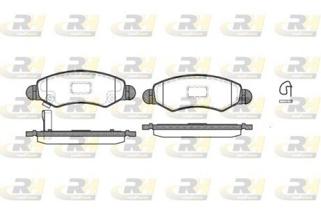 Передні тормозні (гальмівні) колодки roadhouse 270221 на Сузуки Вагон р