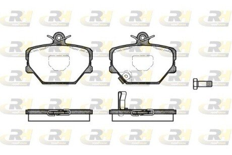 Передні тормозні (гальмівні) колодки roadhouse 270502 на Smart Roadster