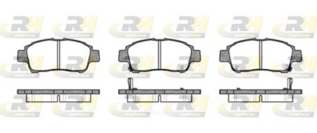 Передні тормозні (гальмівні) колодки roadhouse 271202